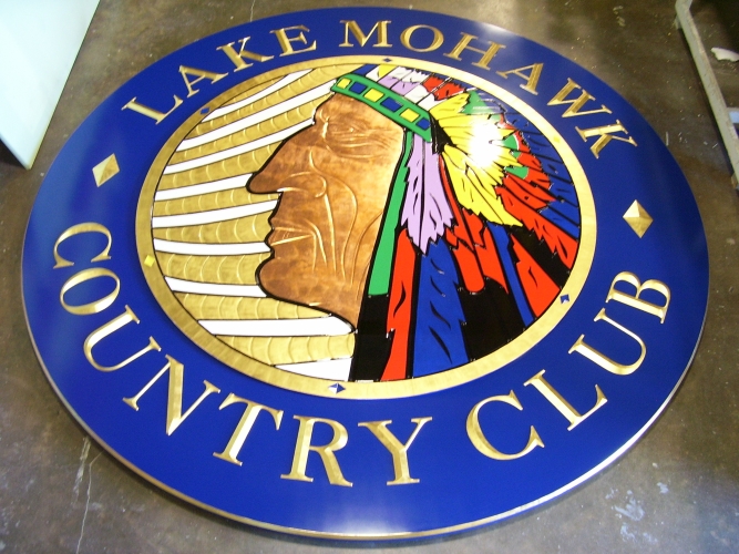 Sandblasted or Routed Sign